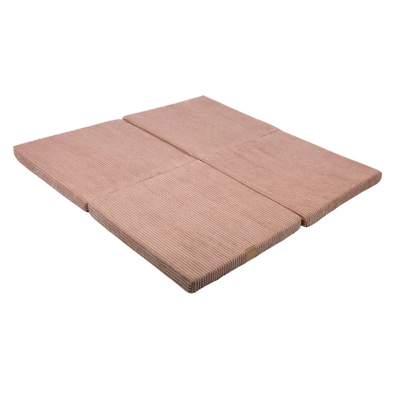 Folding mattress / play mat play carpet for children, corduroy, square & cloud