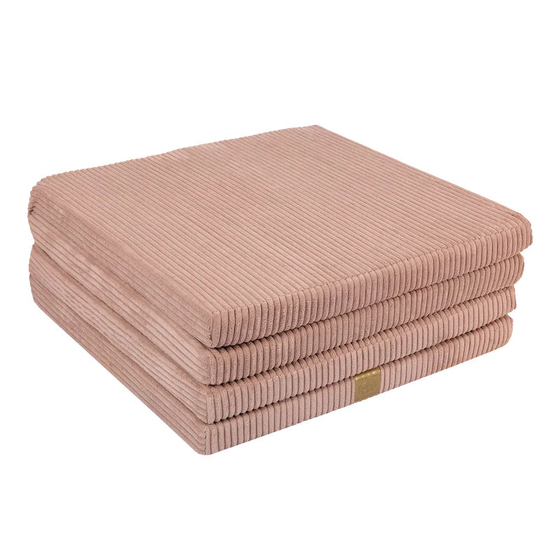 Folding mattress / play mat play carpet for children, corduroy, square & cloud