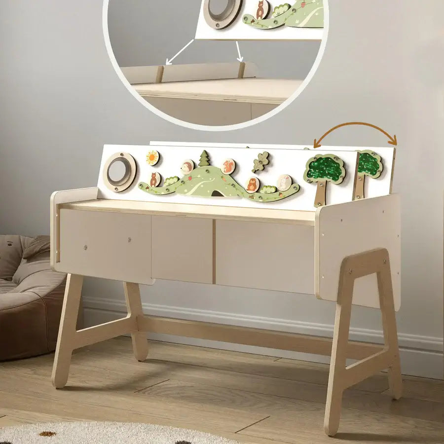 Spielzeugregal / Tisch LILU