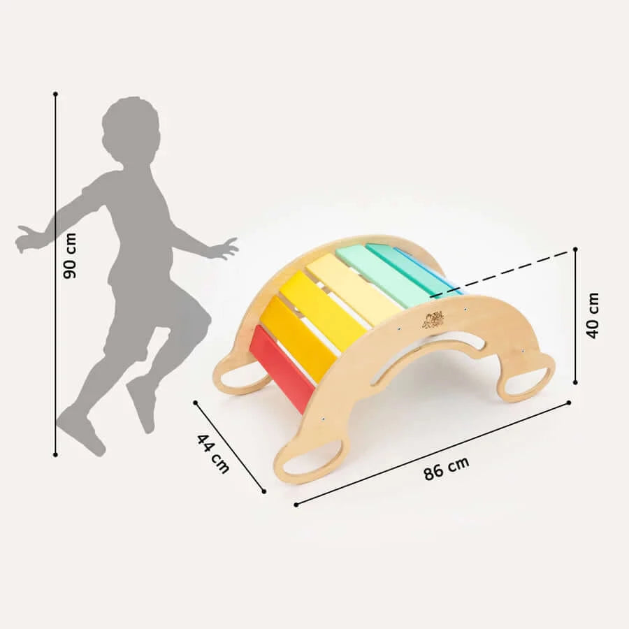 5-in-1 Montessori Klimboog Kleurrijk