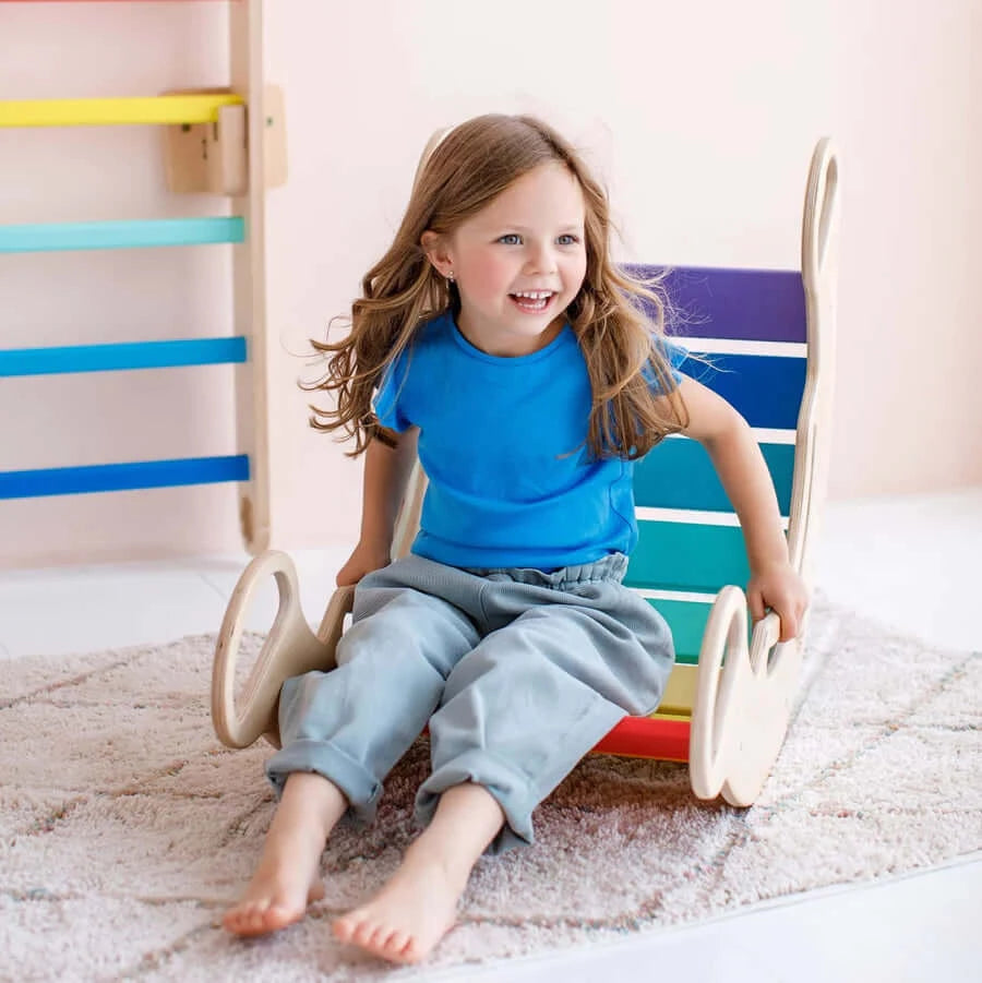 5-in-1 Montessori Klimboog Kleurrijk