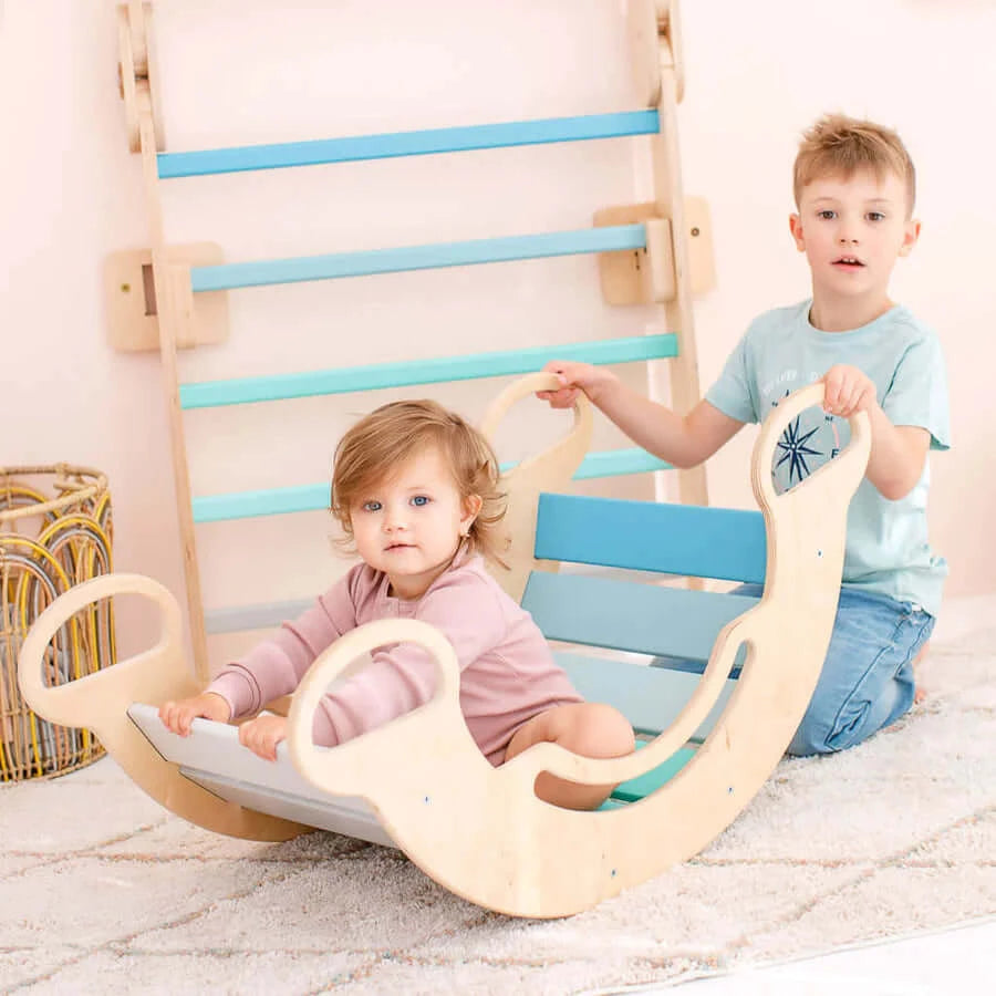 Climbing arch / Rocker board, Baby newest climber, Montessori furniture, Baby gym, Climbing furniture, Climbing frame, Kletterbogen, Klettermöbel