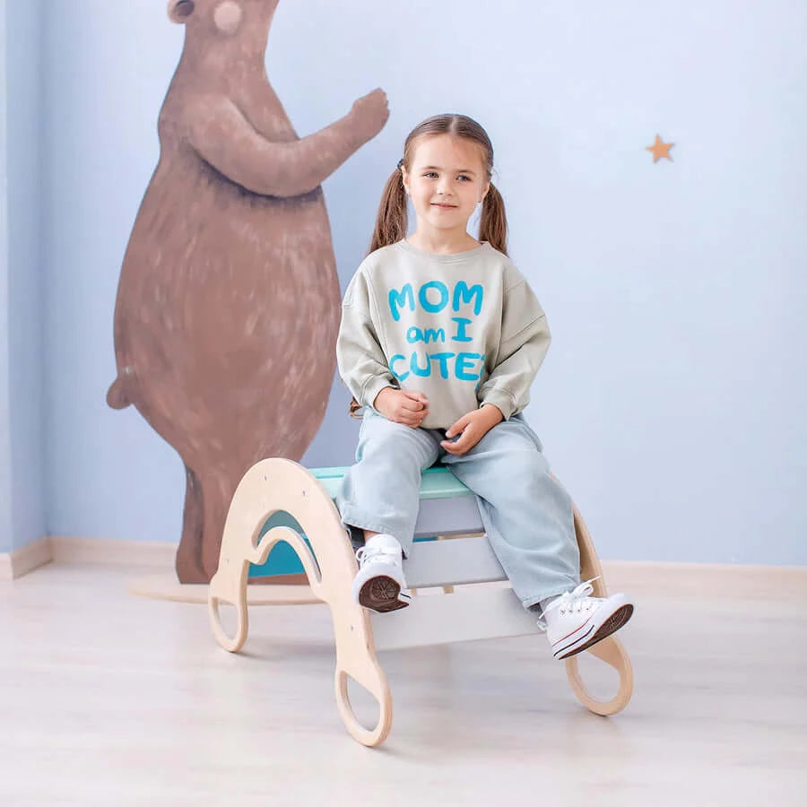 5-in-1 Montessori Klimboog Mint