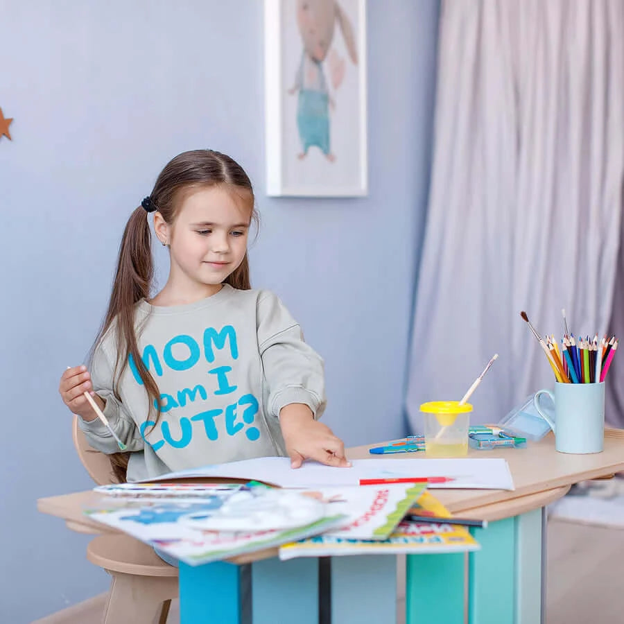 Montessori klimboog Mint met glijbaan/ladder