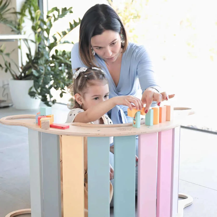 5-in-1 Montessori klimboog pastel