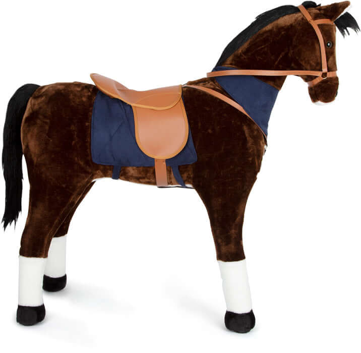 Standing horse XL with sound, brown
