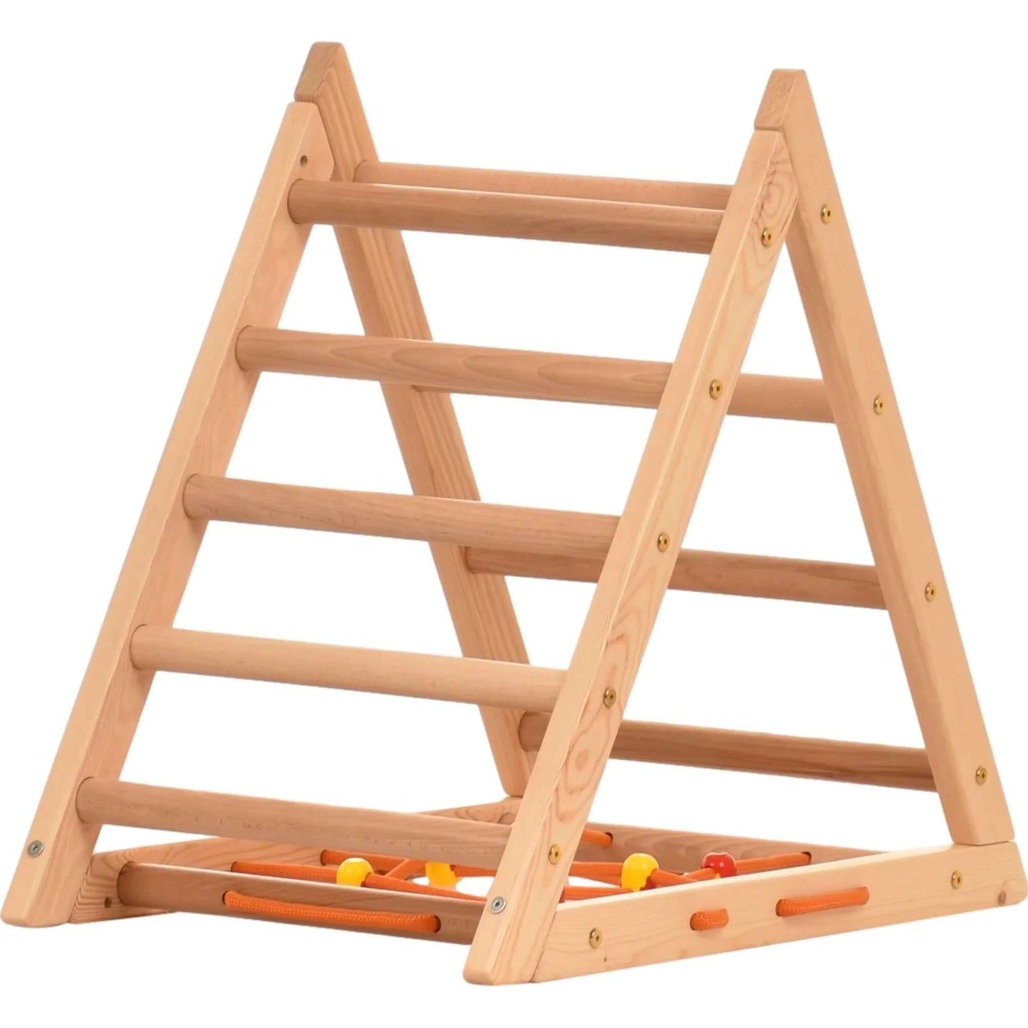 Kletterdreieck KOMPAKT mit Leiter, Kletternetz & Rutsche, FLOHMARKT