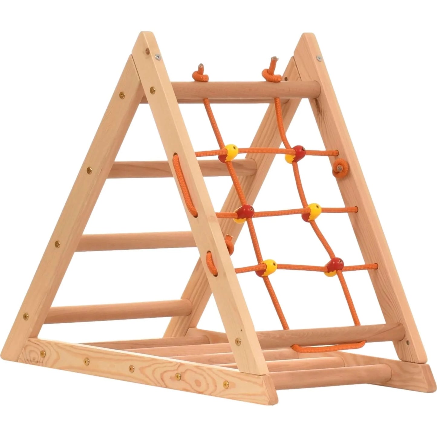 Kletterdreieck KOMPAKT mit Leiter, Kletternetz & Rutsche, FLOHMARKT