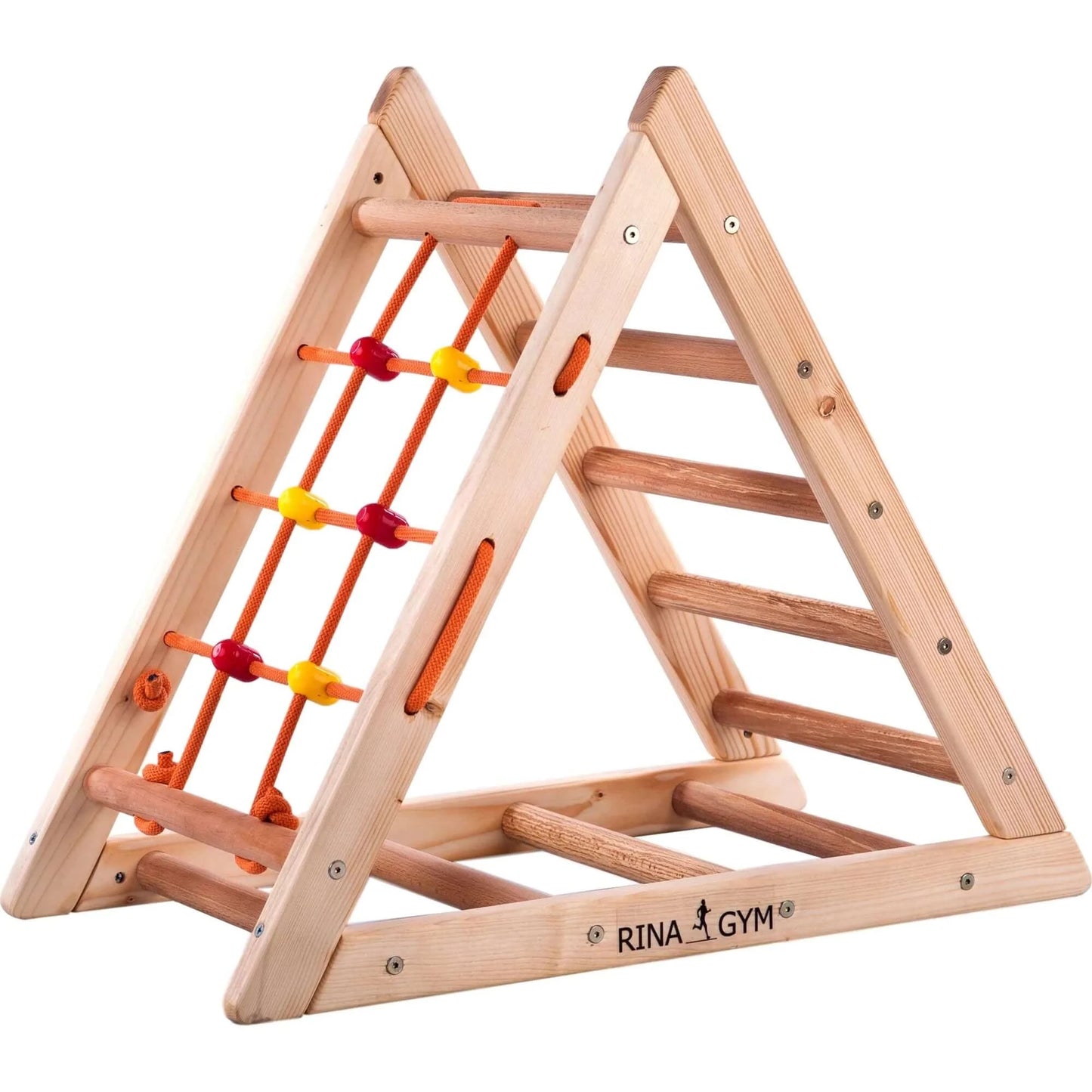 Kletterdreieck KOMPAKT mit Leiter, Kletternetz & Rutsche, FLOHMARKT