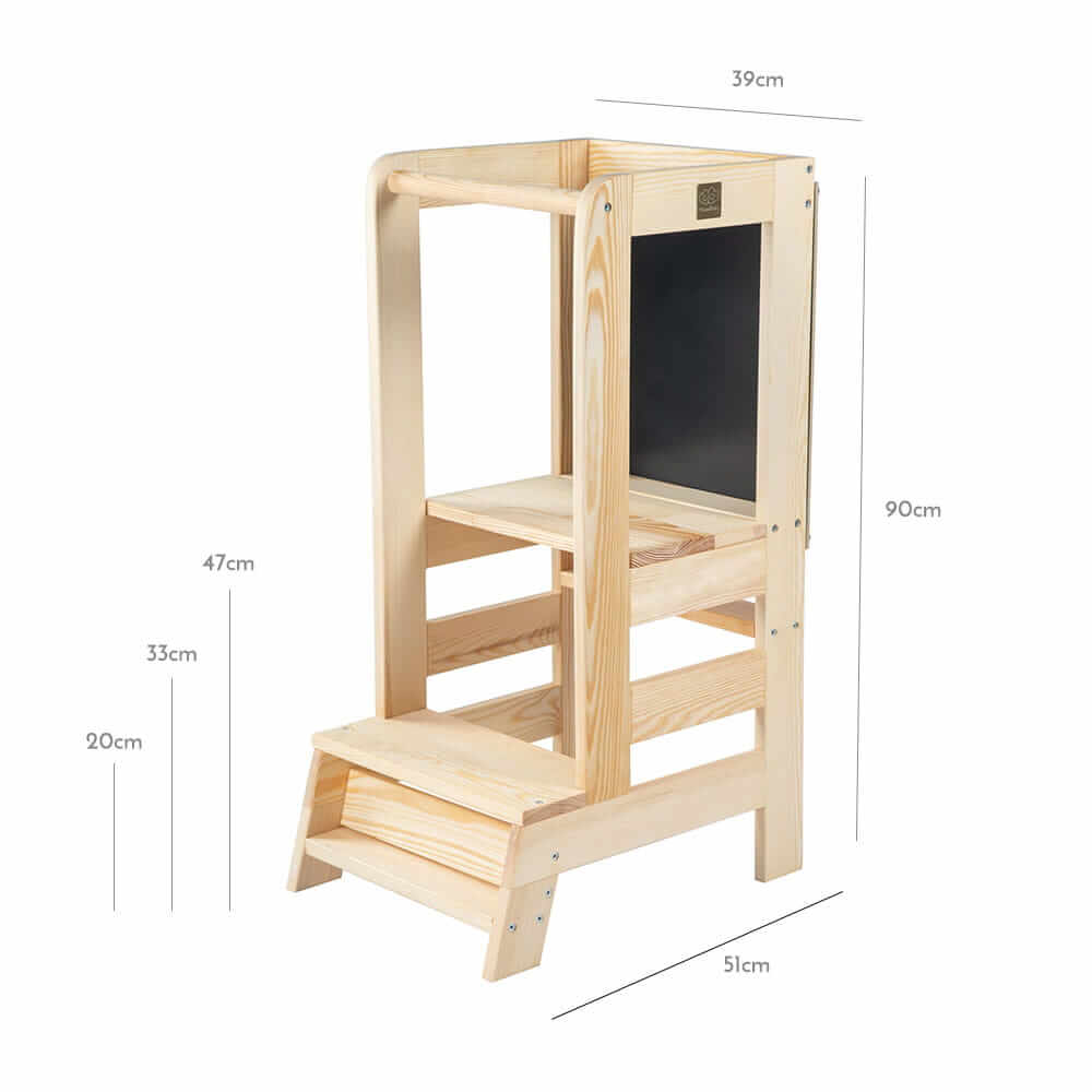 MeowBaby® leertoren keukenhulp met bord voor kinderen, verschillende kleuren