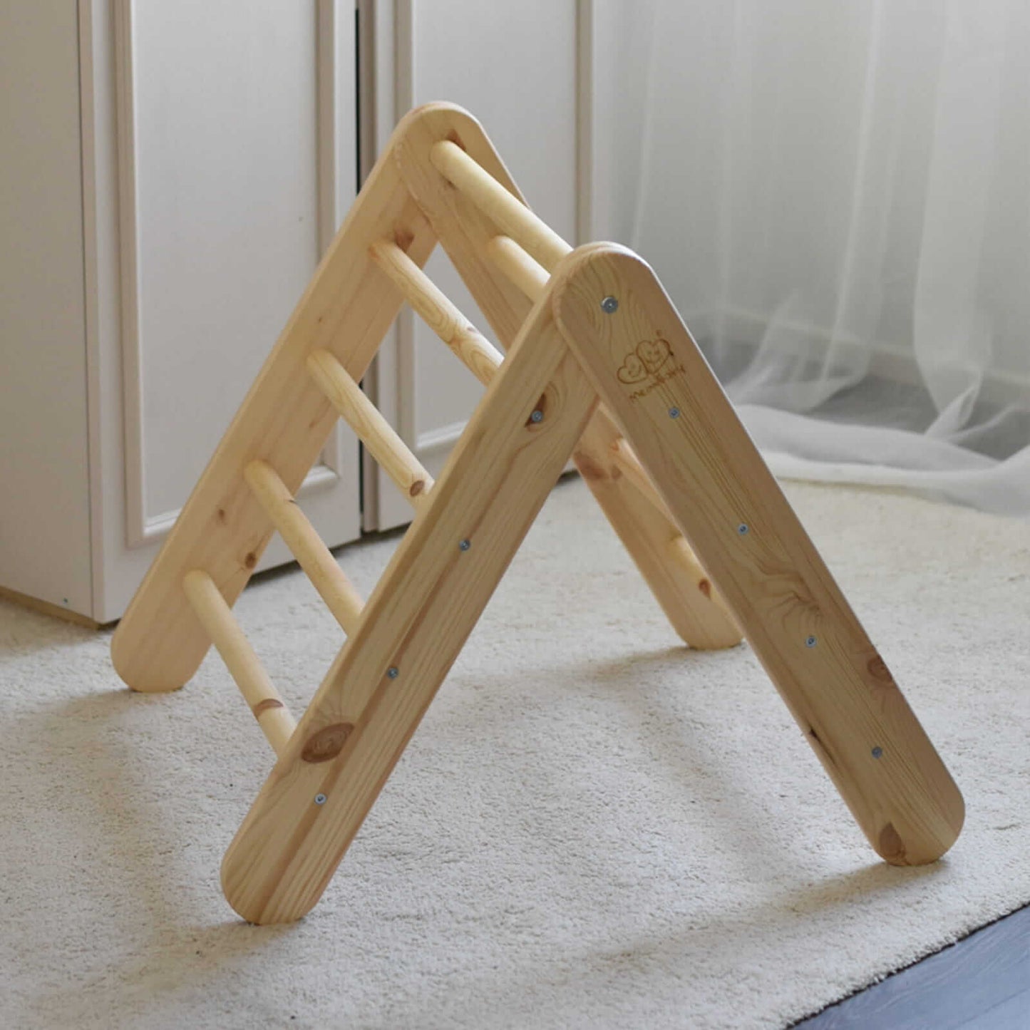 MeowBaby® Montessori klimdriehoek voor kinderen verschillende kleuren