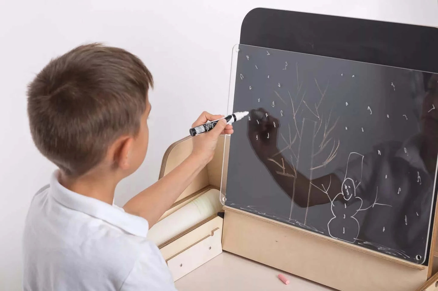 Set schrijf- en tekentafel met stoel "Leni"