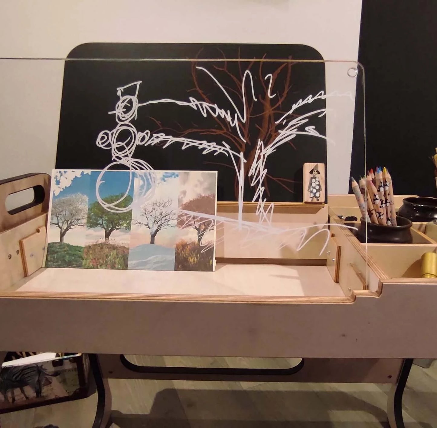Set schrijf- en tekentafel met stoel "Ina"