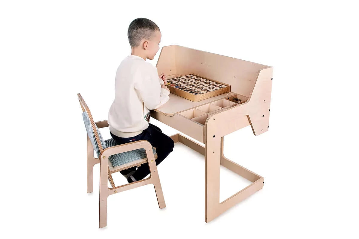 Set schrijf- en tekentafel met stoel "Ina"