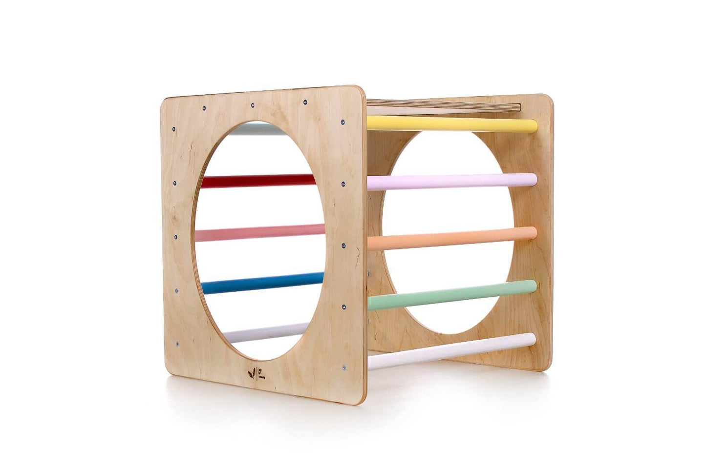 Kletterwürfel versch. Farben, Spielzeug für Kinder zur Förderung motorischer Fähigkeiten.