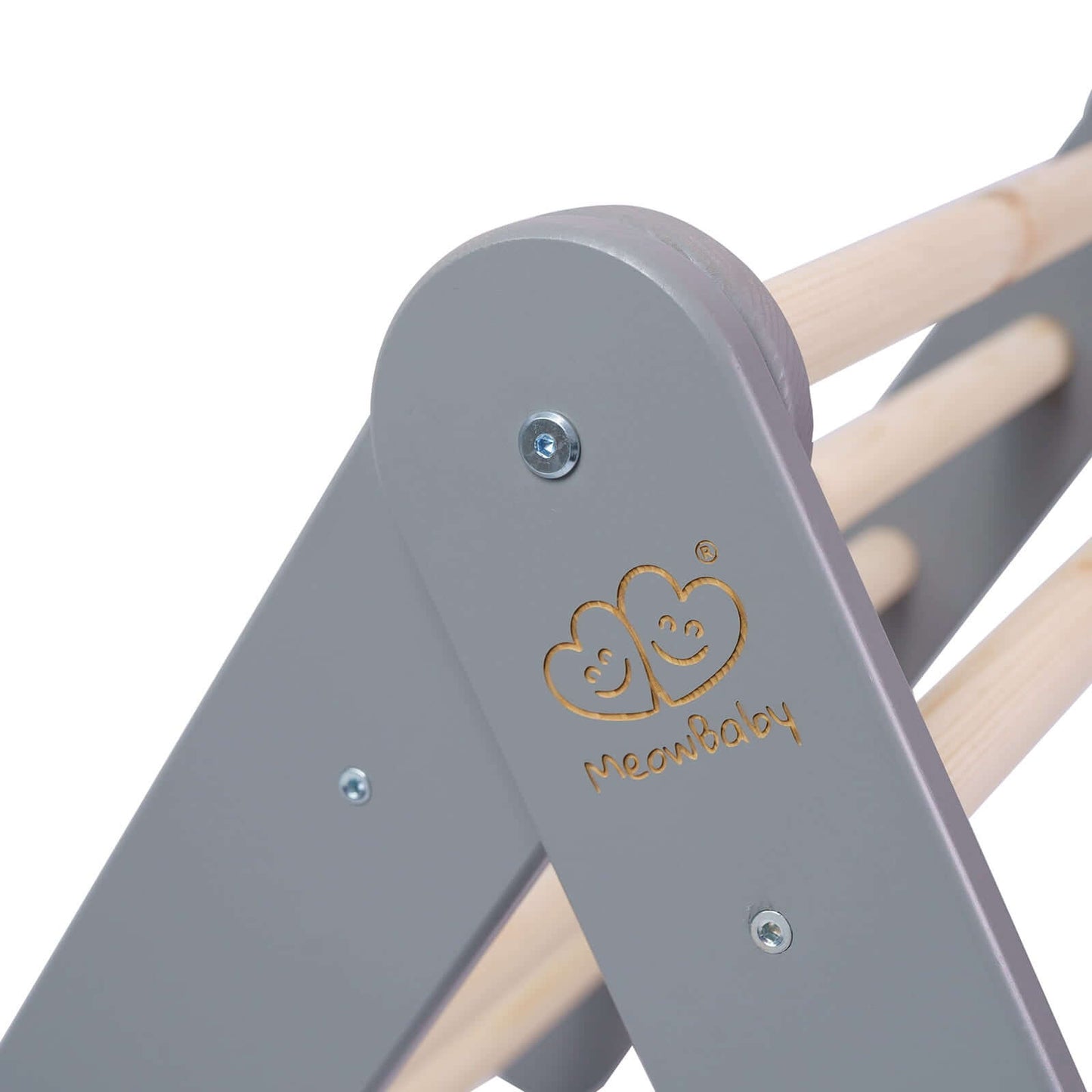 MeowBaby® Montessori klimdriehoek voor kinderen verschillende kleuren