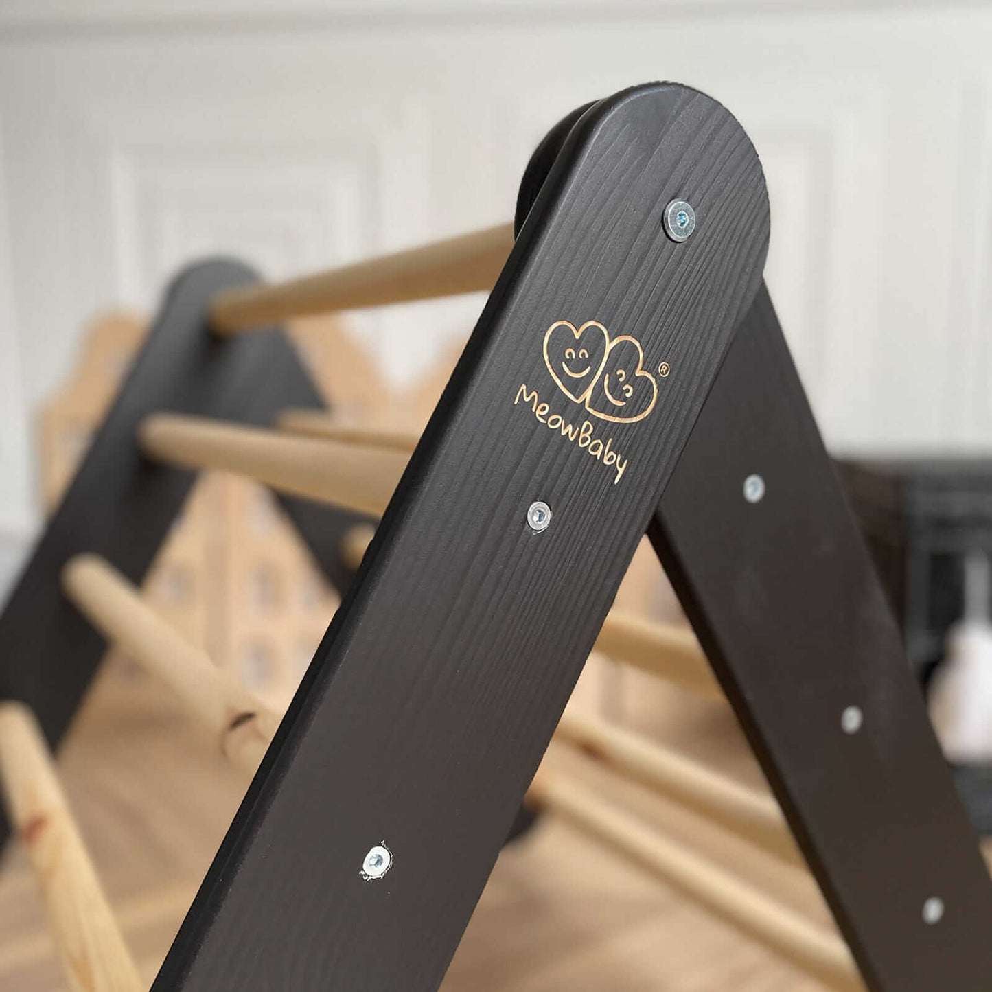 MeowBaby® Montessori klimdriehoek voor kinderen verschillende kleuren