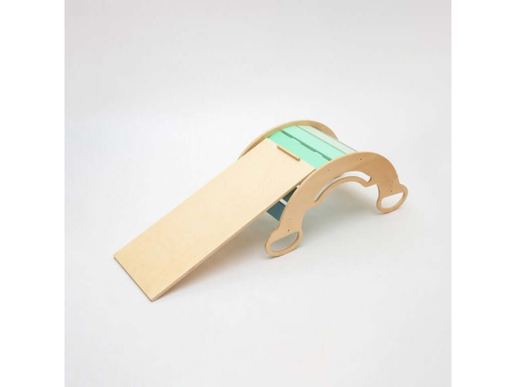 Montessori klimboog Mint met glijbaan/ladder