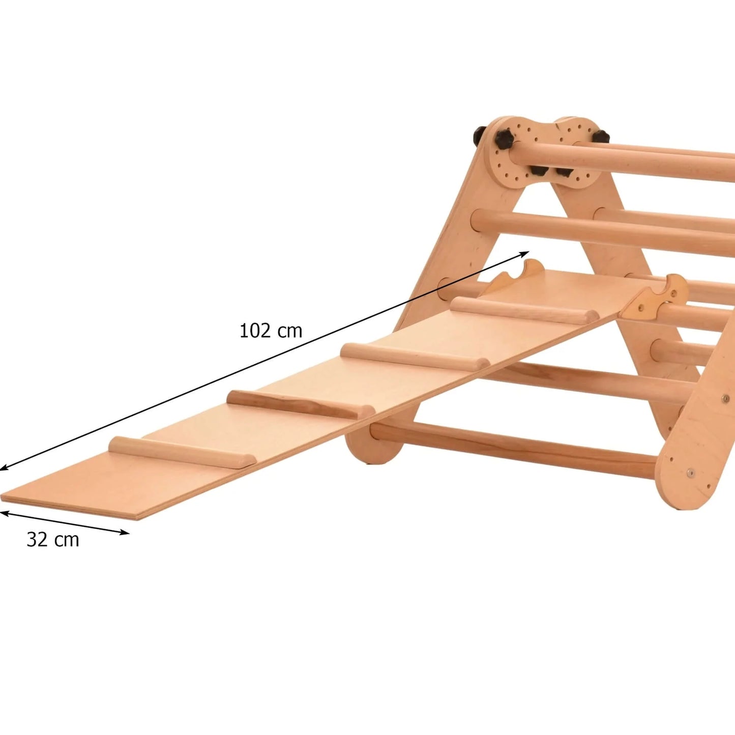 Glijplank / kippenladder / oprit - accessoires voor de klimdriehoek