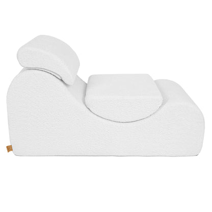 Sitzsack Wave Lounger Bouclé - creme/weiss