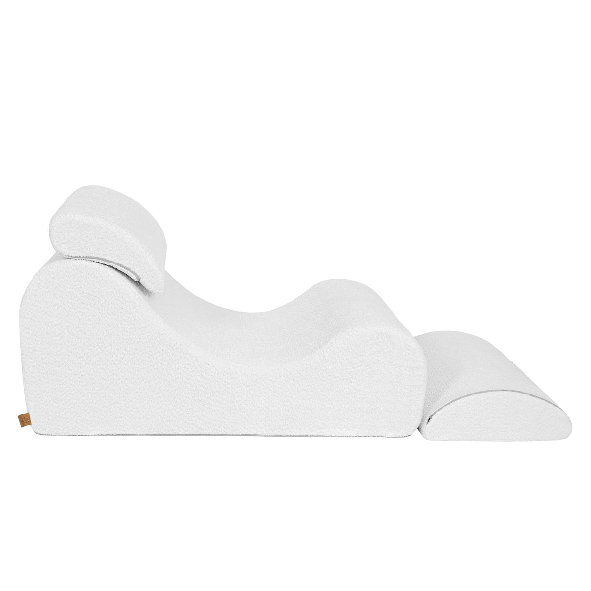 Sitzsack Wave Lounger Bouclé - creme/weiss