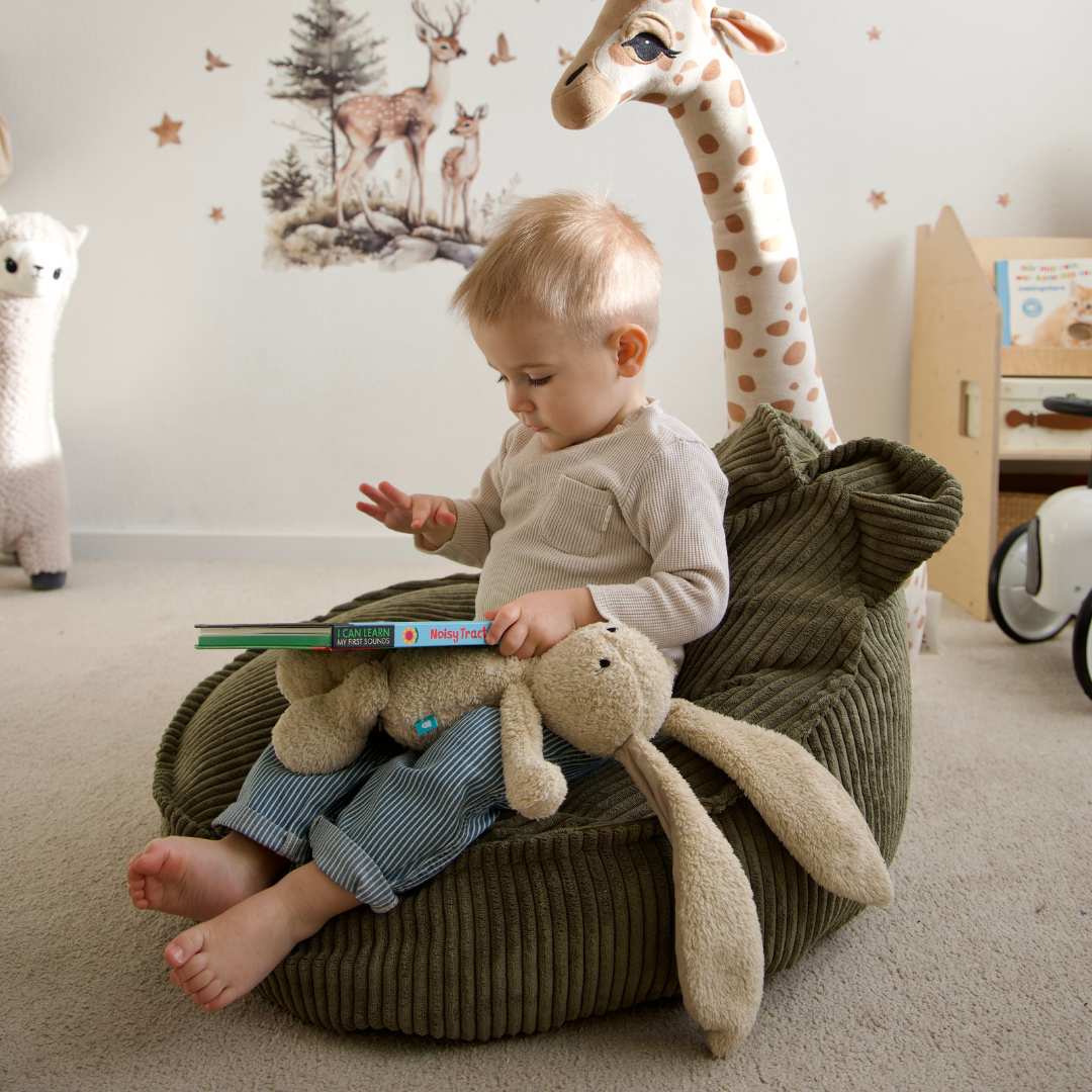 Kindersessel Ästhetik Cord Bär - Classic Cord Edition
