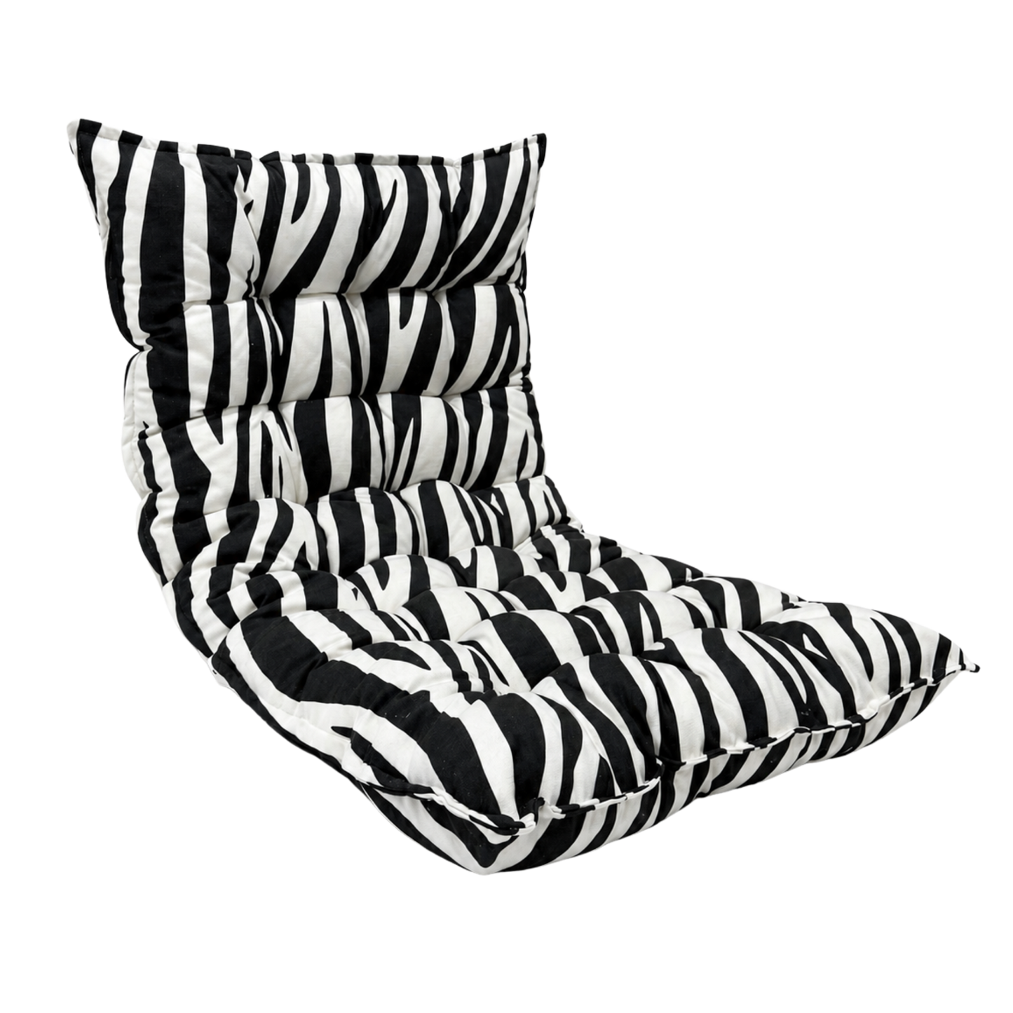 Gestepptes Bodenkissen / Spielmatte, Zebra – Ansicht 1