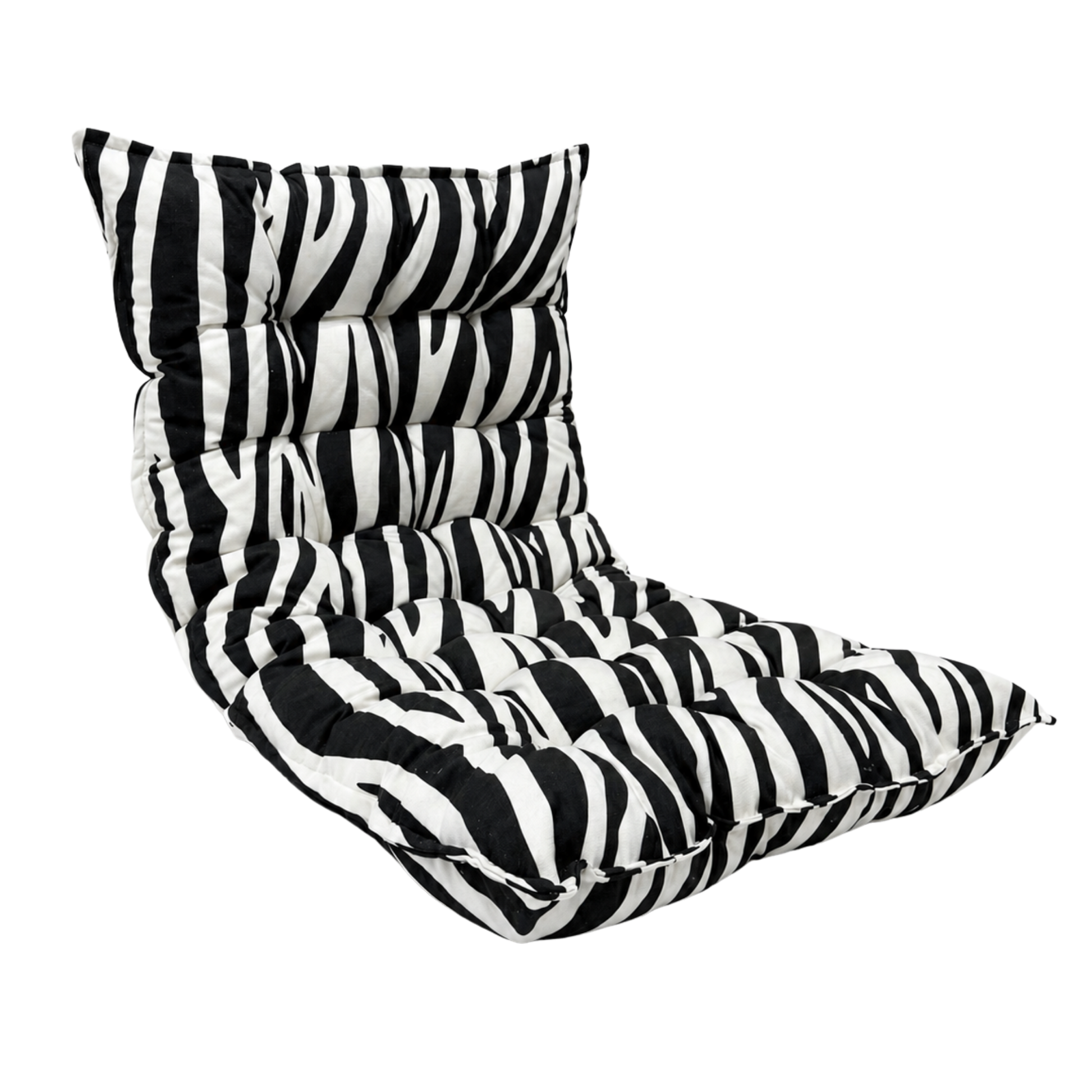 Gestepptes Bodenkissen / Spielmatte, Zebra – Ansicht 1
