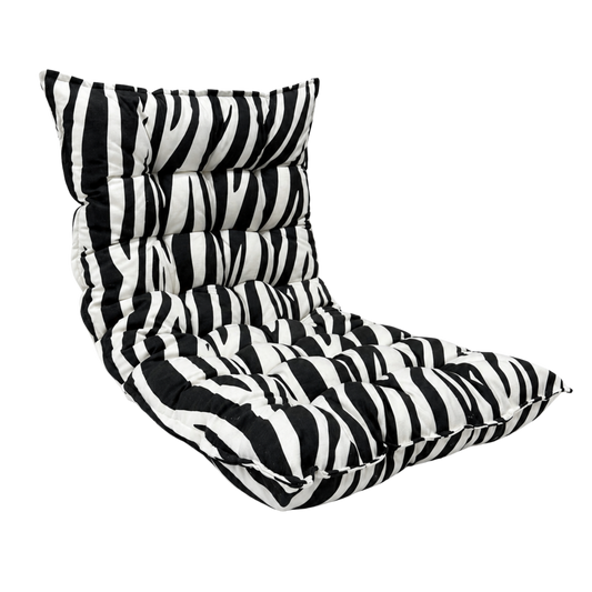 Gestepptes Bodenkissen / Spielmatte, Zebra – Ansicht 1