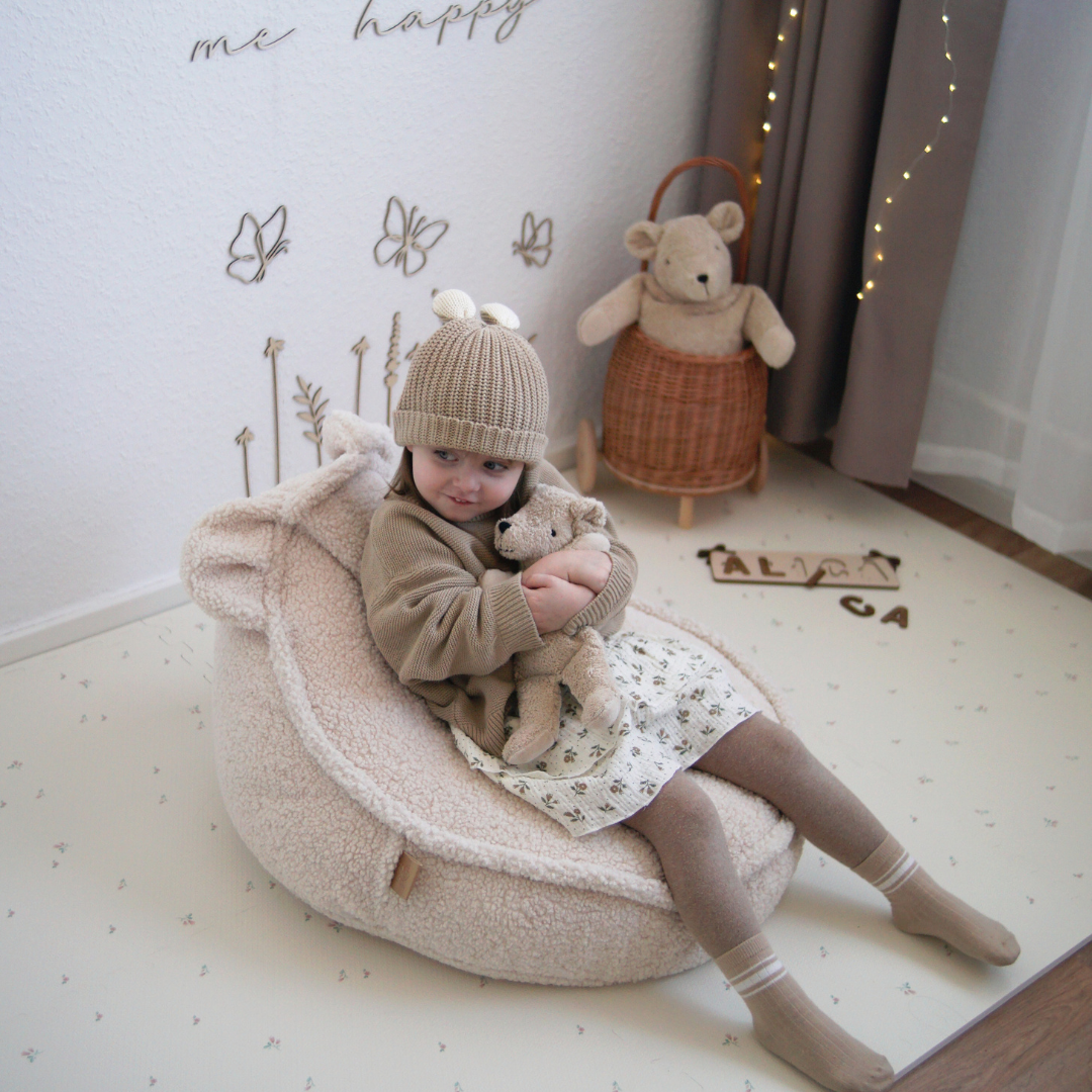 Kindersessel Bearly Bären-Sitzsack - Soft Teddy Edition