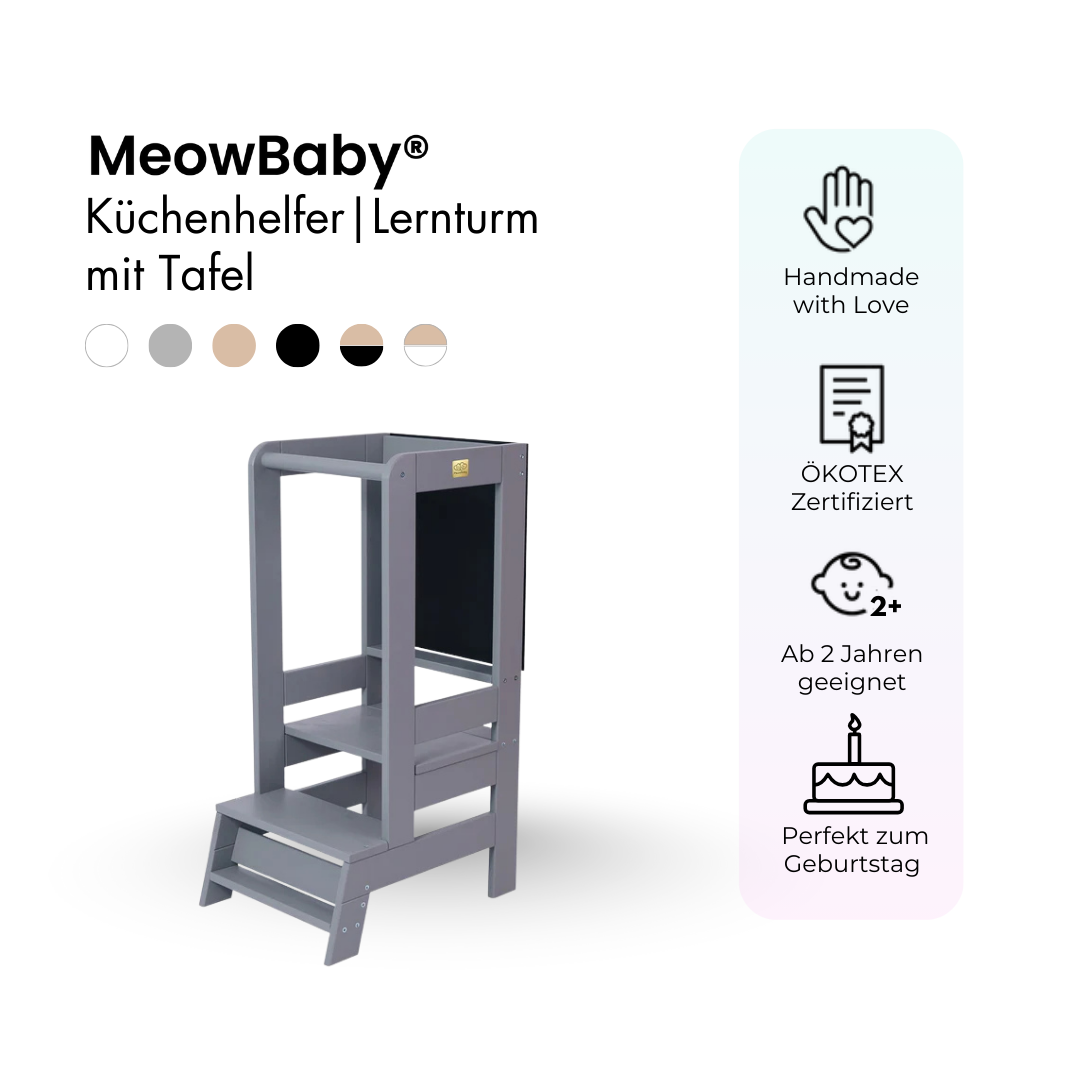 Lernturm/Küchenhelfer mit Tafel