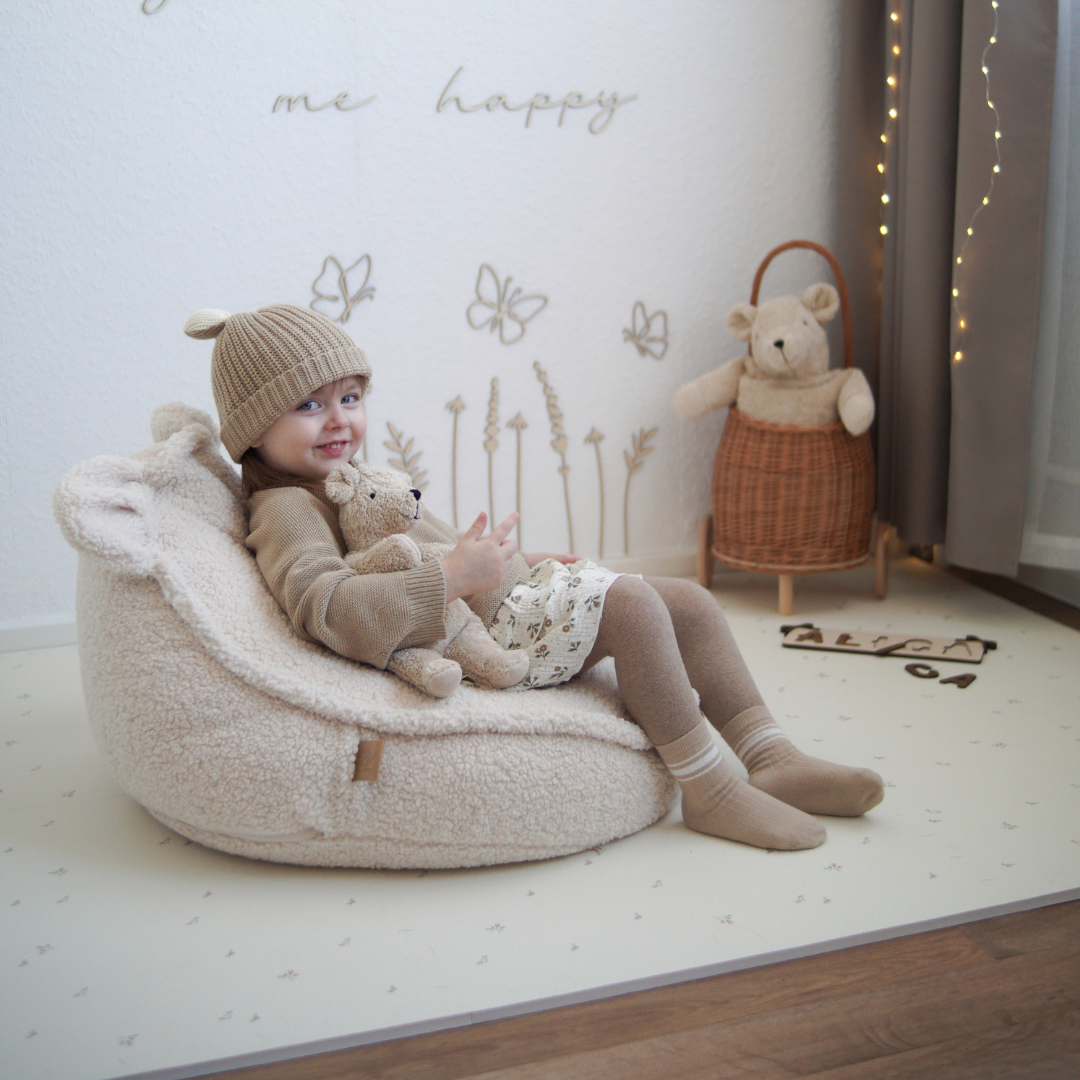 Kindersessel Bearly Bären-Sitzsack - Soft Teddy Edition