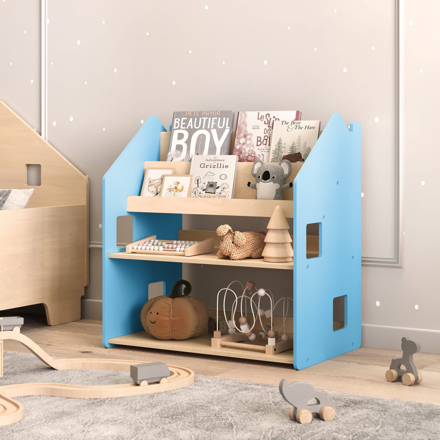 2-in-1 kinderplank, diverse kleuren
