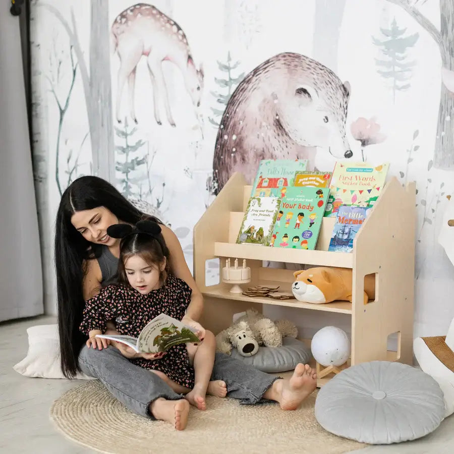 2in1-Kinderregal für Bücher & Spielzeug