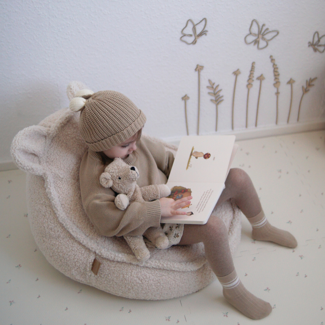 Kindersessel Bearly Bären-Sitzsack - Soft Teddy Edition