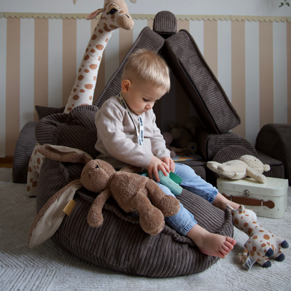 Kindersessel Ästhetik Cord Bär - Classic Cord Edition
