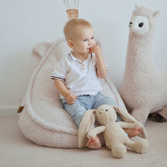 Kindersessel Bearly Bären-Sitzsack - Soft Teddy Edition
