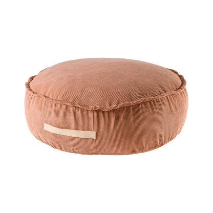 Sitzpouf für Kinder, Rund, Premium Cord - Slim Cord Edition