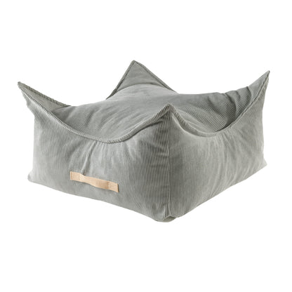 Sitzpouf für Kinder Quadratisch Premium Cord - Slim Cord Edition