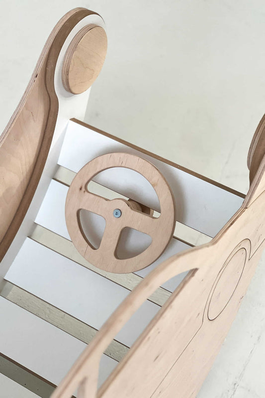 Rennwagen -Aufsatz fĂŒr Kletterbogen / Wippe