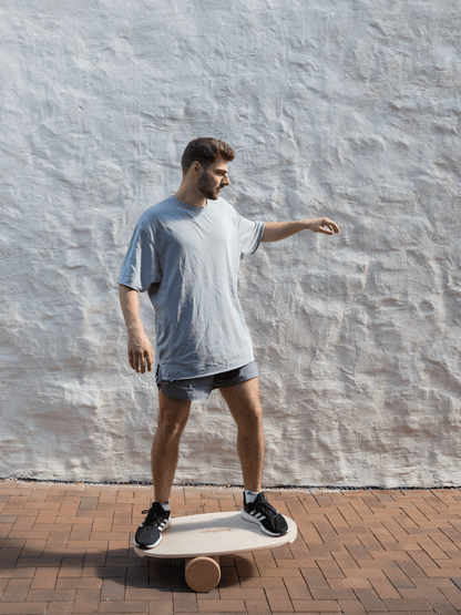 Balance Board aus Holz