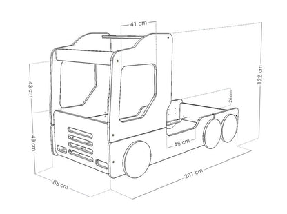 Holz Kinderbett TRUCKER