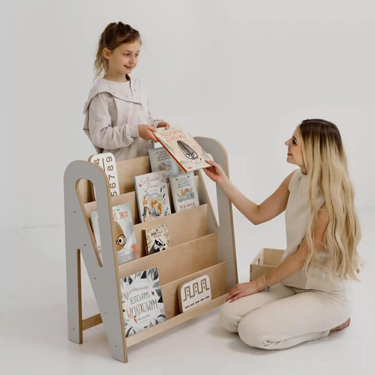 Bücherregal für Kinder, versch. Größen & Farben