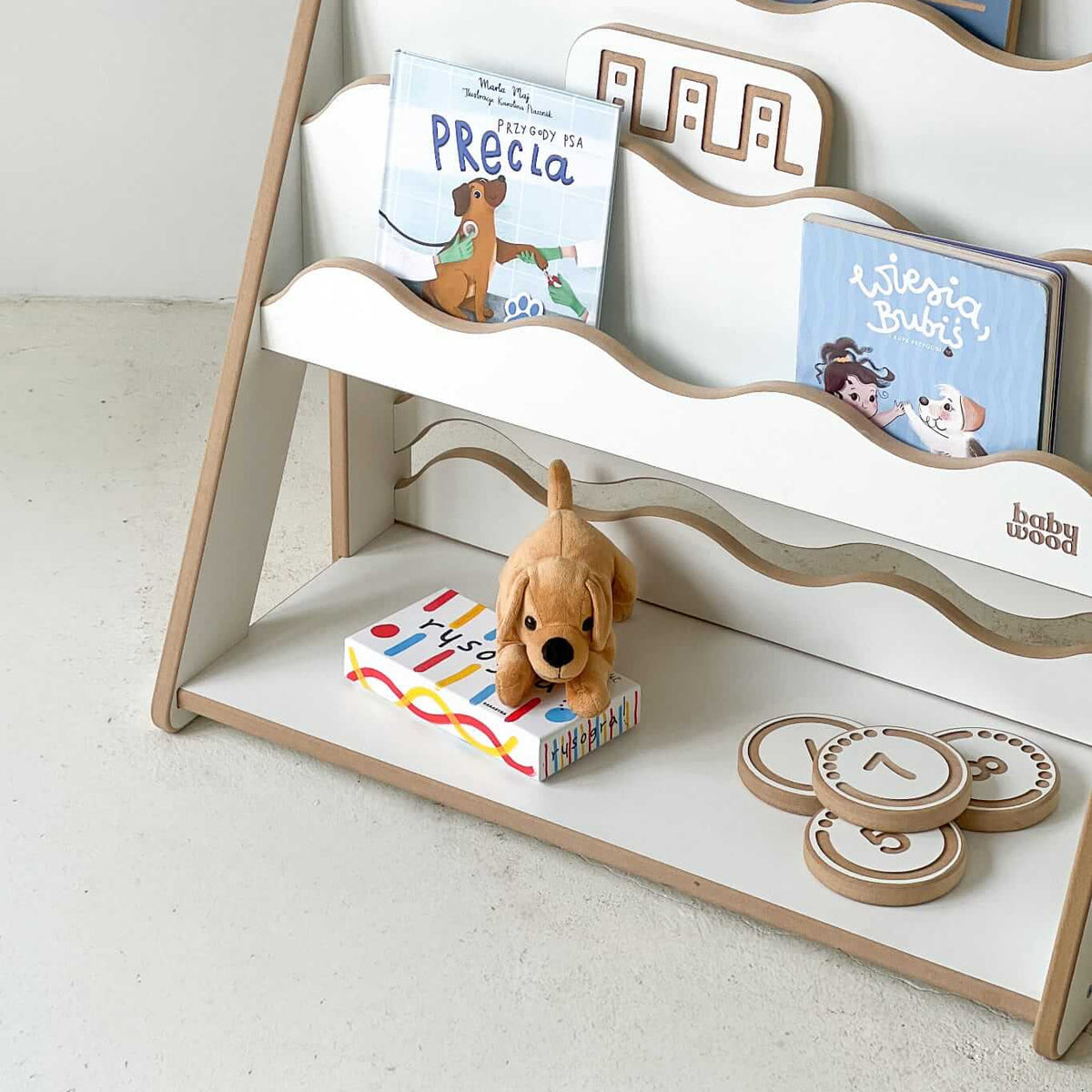 Bücher- & Spielzeugregal WAVE – KleinLeni