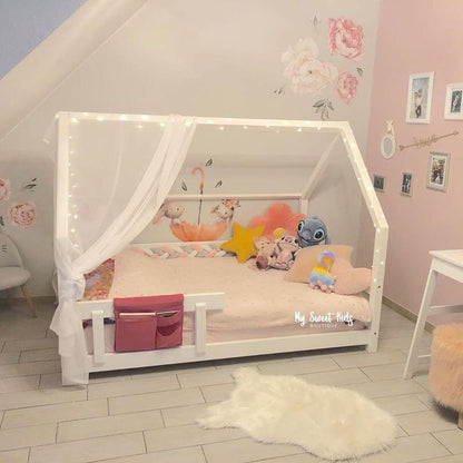 FENNA house bed for children with fall protection, various sizes &amp; colors