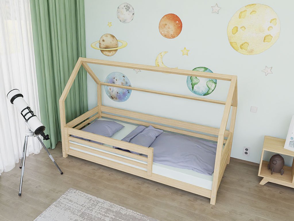 LOTTA huisbed voor kinderen met valbeveiliging, verschillende maten en kleuren