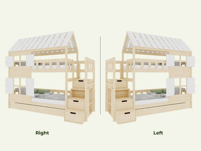 Holz Etagenbett HOLIDAY 90x200 cm