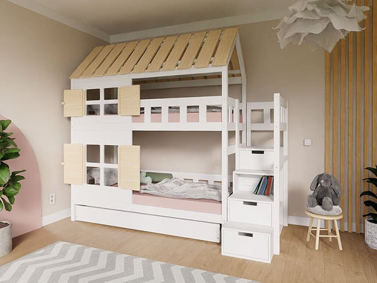Holz Etagenbett HOLIDAY 90x200 cm