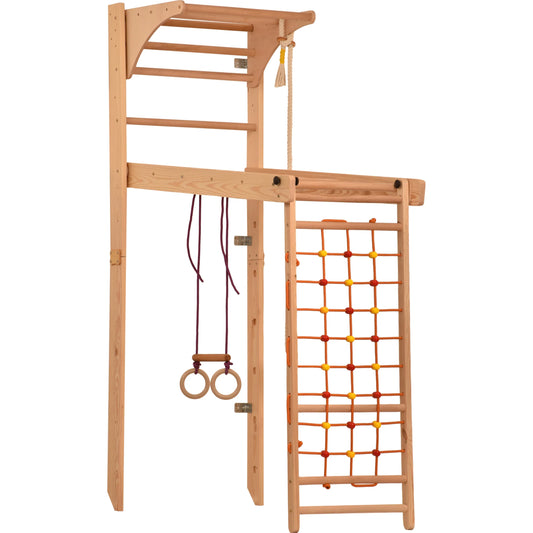 Indoor Klettergerüst "Julie"- unbehandeltes Holz