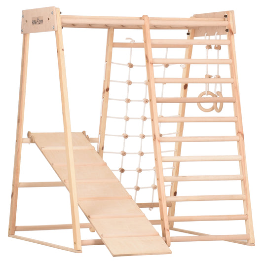 Indoor Spielplatz - Kids CLASSIC - unbehandeltes Holz